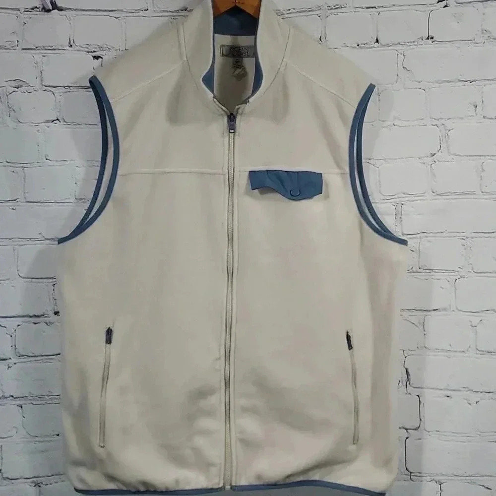 Men's Ocean Coast Vest Jacket, Size XL